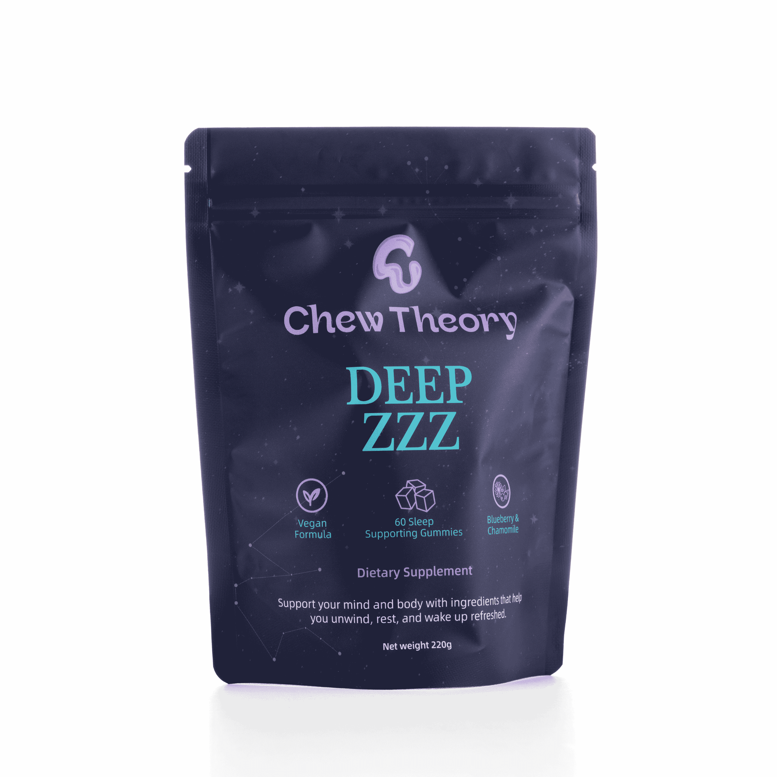 Deep ZZZ gummies bag